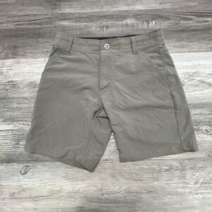Kuhl Shorts Mens 30 Gray Shift Amphibia Hiking 8" Hybrid Chino Short Outdoors